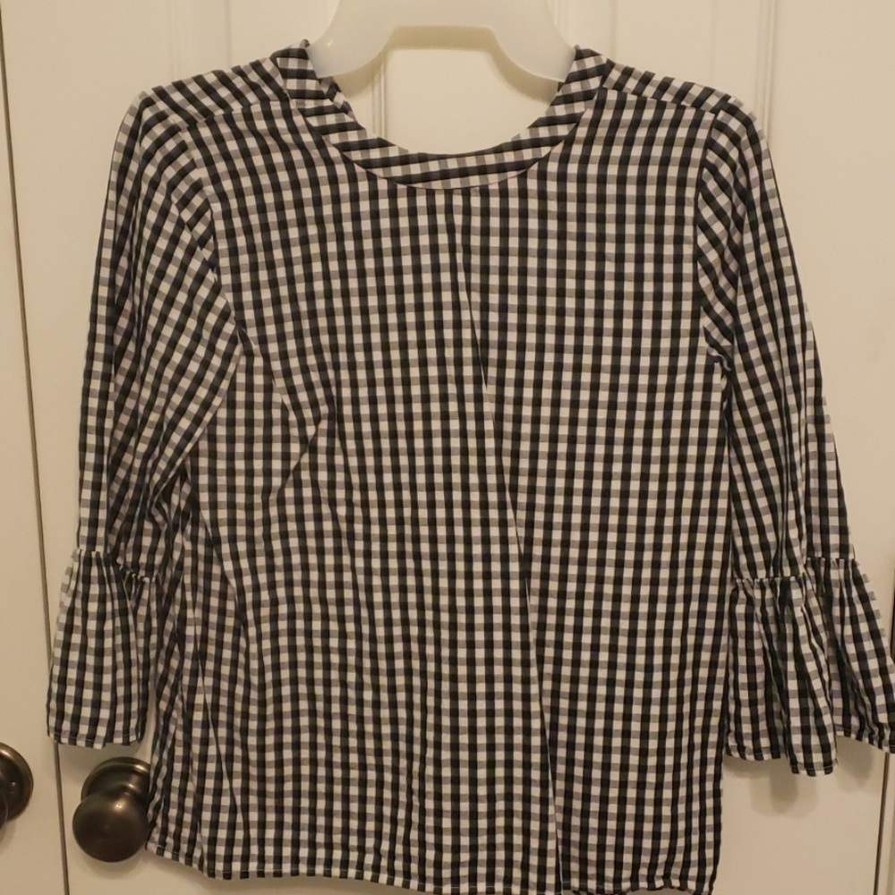 Checkered blouse